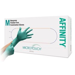 MICRO-TOUCH Affinity Neoprene Gloves M Box 100