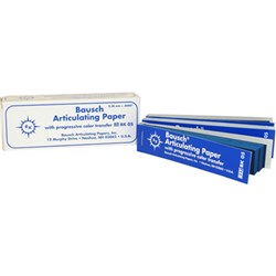 BAUSCH Articulating Paper BK05 Blue 200u 300 strips