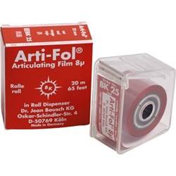 BAUSCH Arti-Fol BK25 Red 2sided 8u 22mm x 20m In dispr