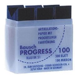 BAUSCH Progress Articulating Paper BK51 Blue 300 Strips