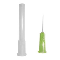 Hypodermic Needle 21G 1.5" 0.8 x40mm Thin Wall Green Box100