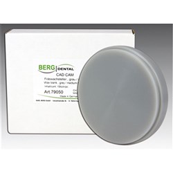 BERG CAD CAM Milling Wax Disc 98.5 x 20mm Grey N Pack of 1