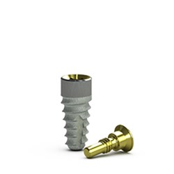 Tapered Internal Implant 3.8 x 9mm Mountless Laser-Lok