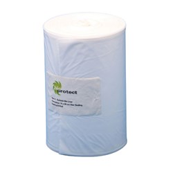 Biodegradable Bin Liners White 80L x30 W cm Pkt 50