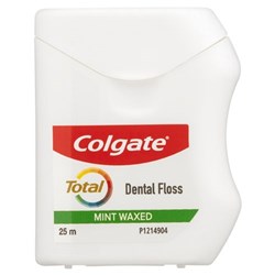 Total Dental Ribbon Waxed Mint 25m pkt 6