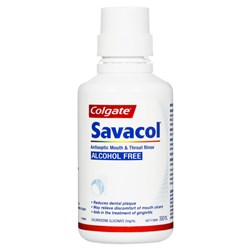 Savacol Alcohol Free Mouth Rinse 300ml pkt 6