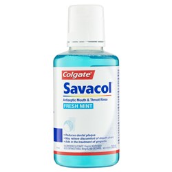 Savacol Chlorhexidine Mouthrinse Blue 300ml pkt 4