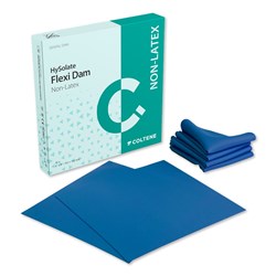HYSOLATE Flexi Dam Non Latex Med  Blue 152x152mm Box of 30