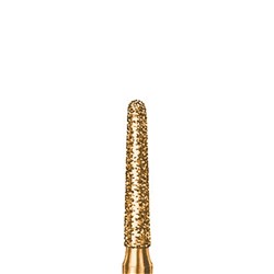 Diamond Bur FG #2856 014 Round Tapered Chamfer Coarse pkt 5