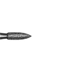 Diamond Bur HP #863-012 Flame Long Medium Pkt5