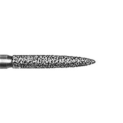 Diamond Bur HP #863-025 Flame Long Medium Pkt5