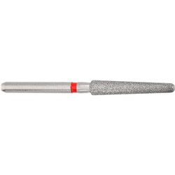 Diamond Bur FG #8856XL-021 XL Tapered Chamfer Round Fine Pk5