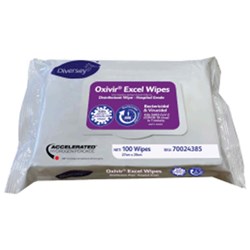 Oxivir Excell Wipes Flat Pack of 100