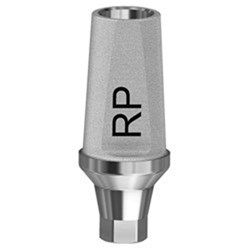 Straight abutment RP on implant Int. Hex conic