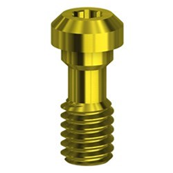 Screw TIN UG WP - on implant Ext. Hex universal