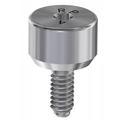 Healing abutment RN 4mm on implant Int. Octagon