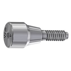 Healing abutment 4mm WP on implant Int. Hex conic
