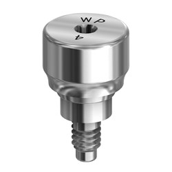 Healing abutment 4mm WP for bridges Hex Active