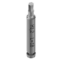 Screwdriver Tip 1.20mm Hex 18mm Length Biomet 3i, Megagen