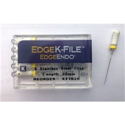 Edge K-File Size 15 21mm Pk 6