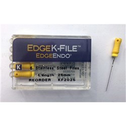 Edge K-File Size 20 21mm Pk 6