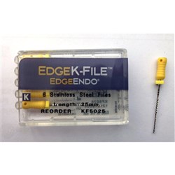 Edge K-File Size 50 21mm Pk 6