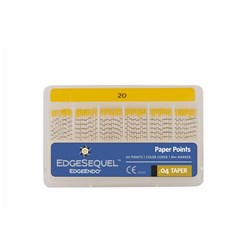EdgeSequel Paper Point taper 04 size 20 Pkt60