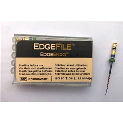 EdgeFile X7 taper .06 size 30 21mm Pk 6