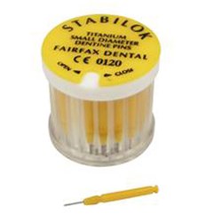Stabilok Pins Yellow Size 0.021 Titanium  pkt 20