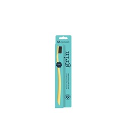 100% Recycled Toothbrush Yellow (Soft) 8pkt