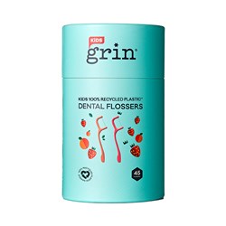 Grin Kids 100% Recycled Dental Floss Picks 45pk