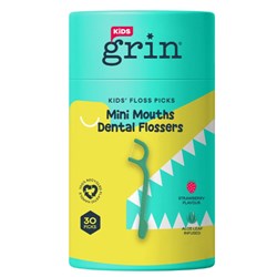 Grin Kids 100% Recycled Dental Flossers 30pk