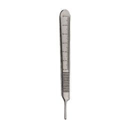 Scalpel Handle #3 with metric ruler