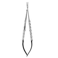 Micro Curved Castro Needle Holder Dia Dusted 18cm
