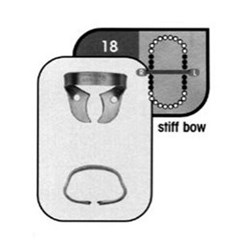 Stainless Steel Rubber Dam Clamp #18