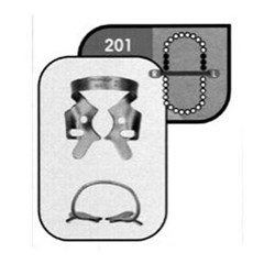 Stainless Steel Rubber Dam Clamp #201