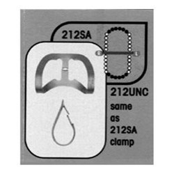 Stainless Steel Rubber Dam Clamp #212SA