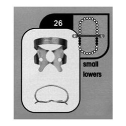 Stainless Steel Rubber Dam Clamp #26