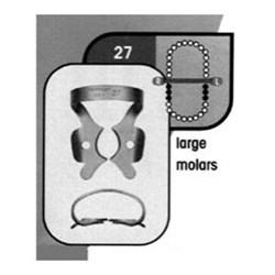 Stainless Steel Rubber Dam Clamp #27