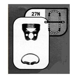 Stainless Steel Rubber Dam Clamp #27N
