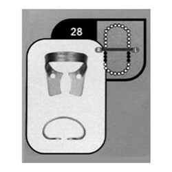 Stainless Steel Rubber Dam Clamp #28