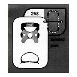 Stainless Steel Rubber Dam Clamp#2AS