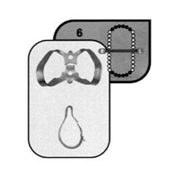 Stainless Steel Rubber Dam Clamp #6