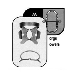 Stainless Steel Rubber Dam Clamp #7A