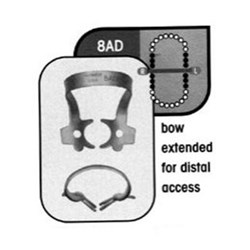 Stainless Steel Rubber Dam Clamp #8AD