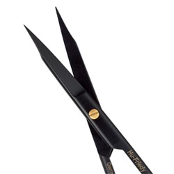 Goldman-Fox Curved Super Cut Black Line Scissors
