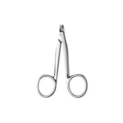 Crown & Gold Curved Pedo Scissors 9cm