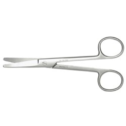 Henry Schein Mayo Scissor Blunt/Blunt Curved 17cm