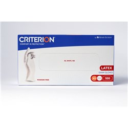 Criterion CL Powder Free Latex Glove Xsmall box 100