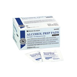 Alcohol Prep Pads 6.5 x 3cm Box of 200
